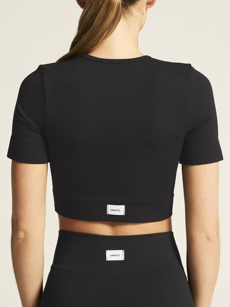 Collective Seamless Cropped Ss Top W – Bild 7